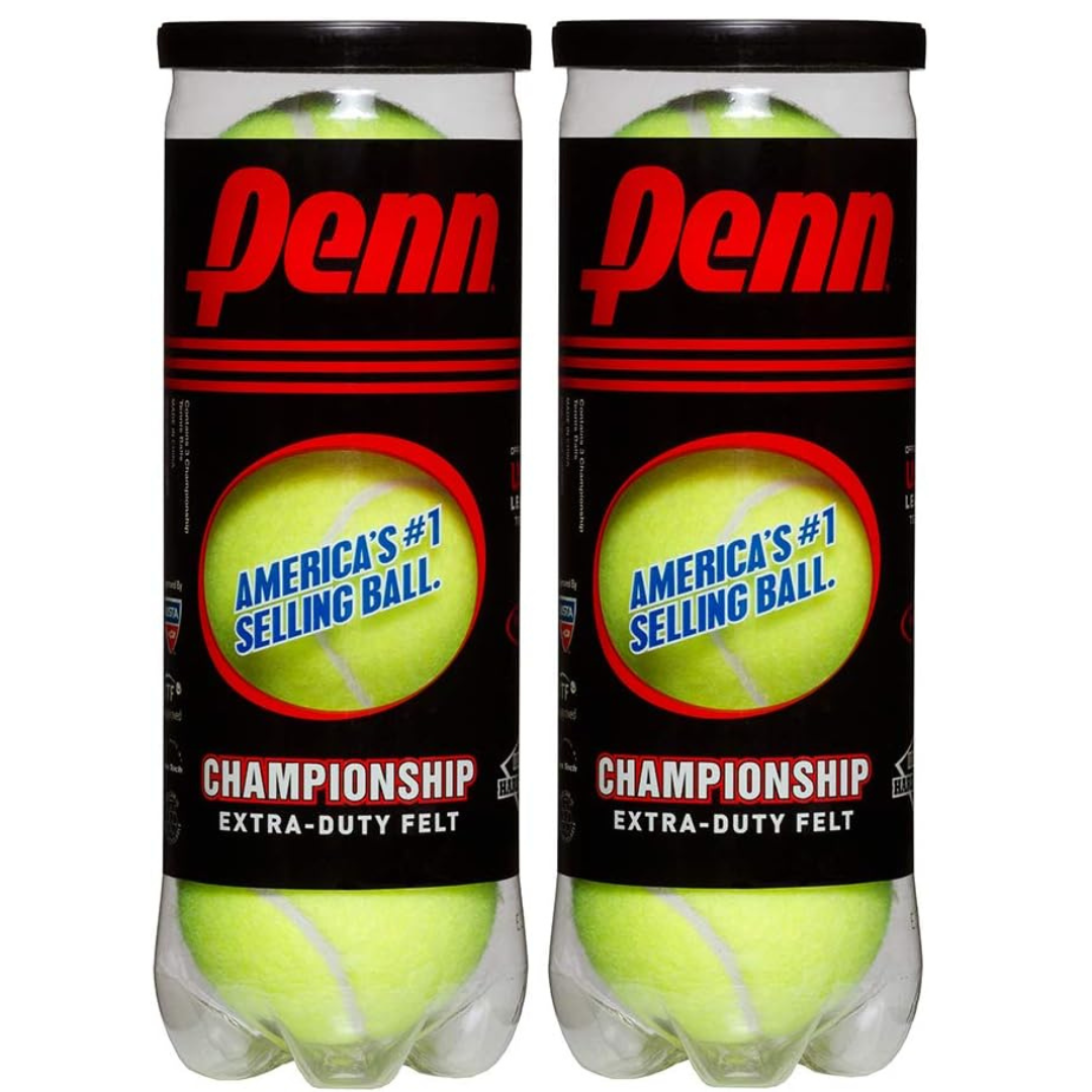 Penn Championship Tennis Balls - 2 Cans, 6 Balls